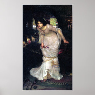 La Dame De Shalott ~1894~ Poster