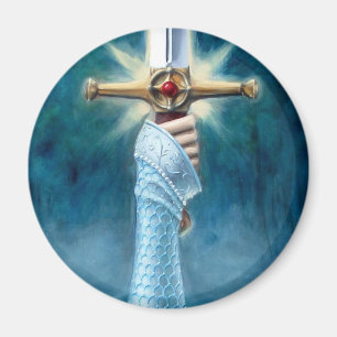 La Dame du lac Magnet