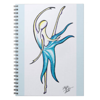 La danse comme le monde observe le carnet de notes