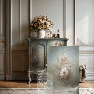  La Dauphine Blush Pink Rose Butterfly Mist Tissue Paper