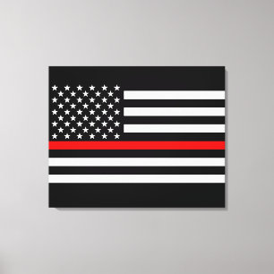 La déco de l'American Flag de la Ligne rouge mince