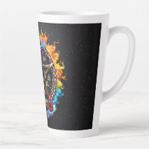 La déesse du Wiccan Latte Mug