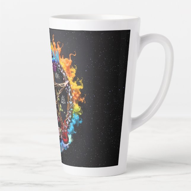 La déesse du Wiccan Latte Mug (Droite)
