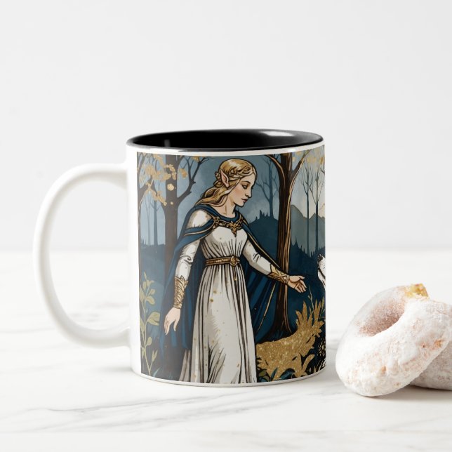La Déesse et la Mug du Loup, Mystique médiéval (Avec donut)
