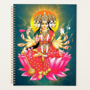 La déesse Gayatri Devi sur Lotus Hindu Deity