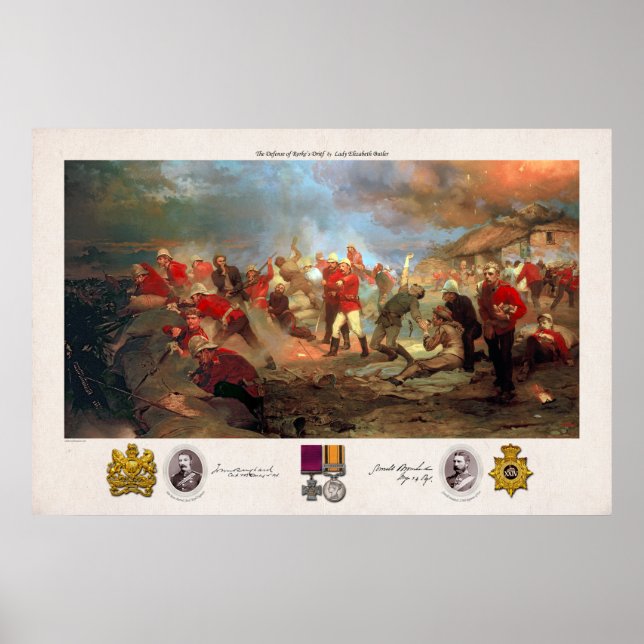 La défense de Rorke's Drift Signature Poster (Devant)