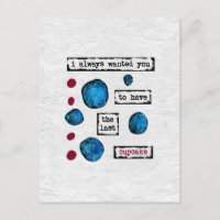 La dernière carte postale de cupcake