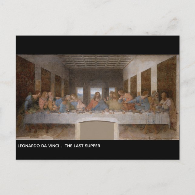 La Dernière carte postale de la soupe Leonardo Da  (Devant)