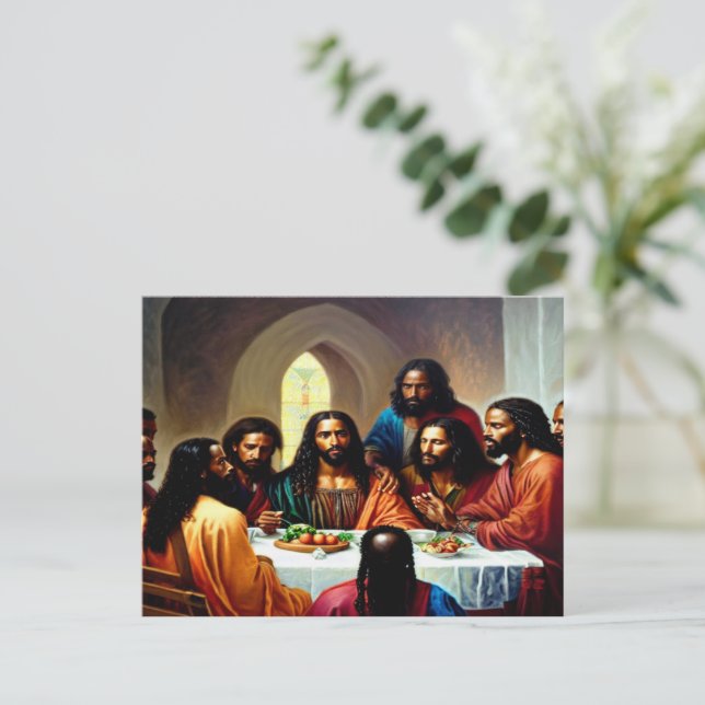 La Dernière carte postale du souper (Debout devant)