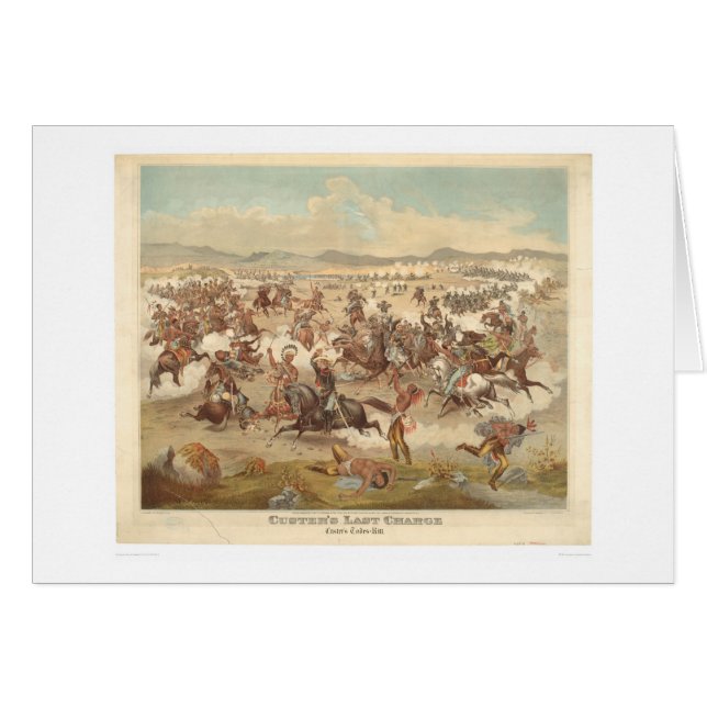 La dernière charge de Custer (0481A) (Devant horizontal)