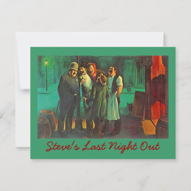 LA DERNIÈRE NUIT ENTRE CÉLIBATAIRES INVITATIONS So (Devant)