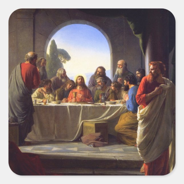 La Dernière soupe de Carl Bloch Sticker (Devant)