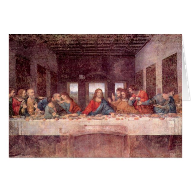 La Dernière soupe de Léonard de Vinci (Devant horizontal)