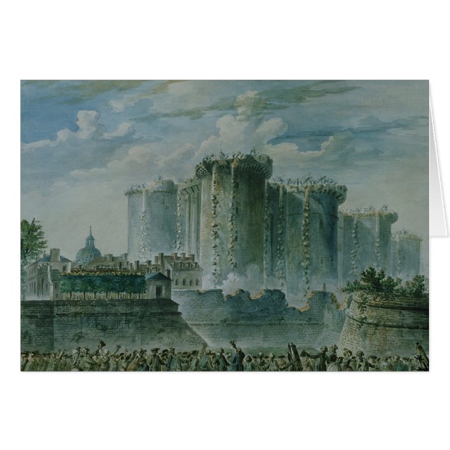 La destruction de la bastille, le 14 juillet 1789 (Devant horizontal)