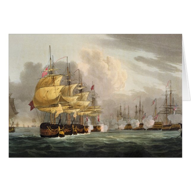 La destruction de la flotte danoise avant Copenha (Devant horizontal)