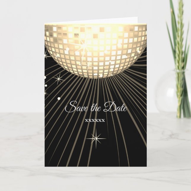 la disco, sauvent la carte de date, taille : Norme (Devant)