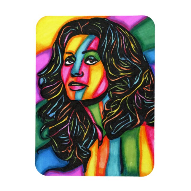 La Dolce Espressione original abstract woman art Magnet (Vertical)