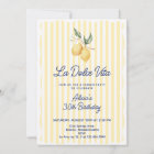 La Dolce Vita (any age) Birthday Party