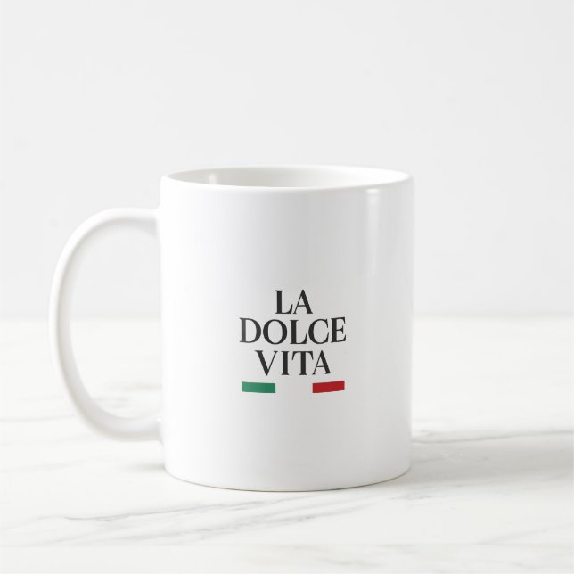La Dolce Vita Café tasse italienne (Gauche)
