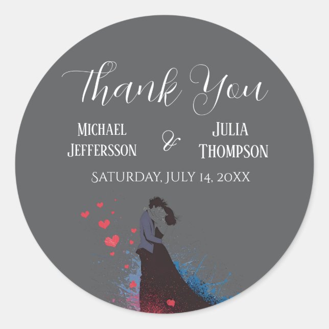 La Dolce Vita French Inspiration Classic 1940s  Classic Round Sticker (Front)