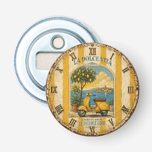La Dolce Vita Italian Lemon Coast Decor Bottle Opener