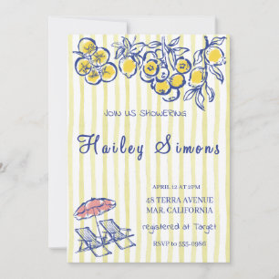 La Dolce Vita Italian Lemon Yellow  Invitation