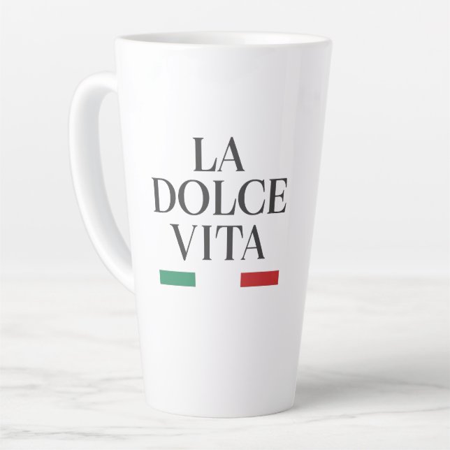 La Dolce Vita Italian Milk Mug (Left Angle)