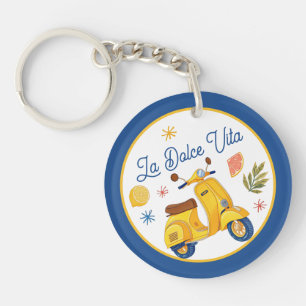 La Dolce Vita Italian Summer Wedding Favour Keychain