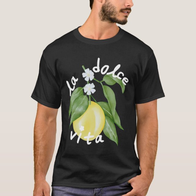 La Dolce Vita La Dolce Bride Italy Lemon Matching  T-Shirt (Front)