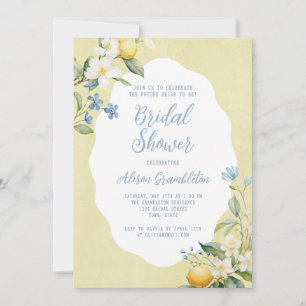 La Dolce Vita Lemon Bridal Shower Invitation