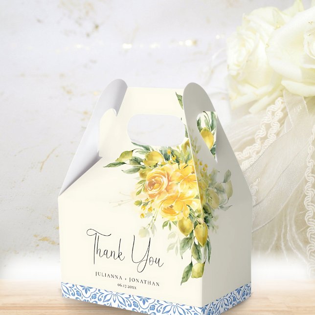 La Dolce Vita - Mediterranean Italian wedding Favor Box (Creator Uploaded)