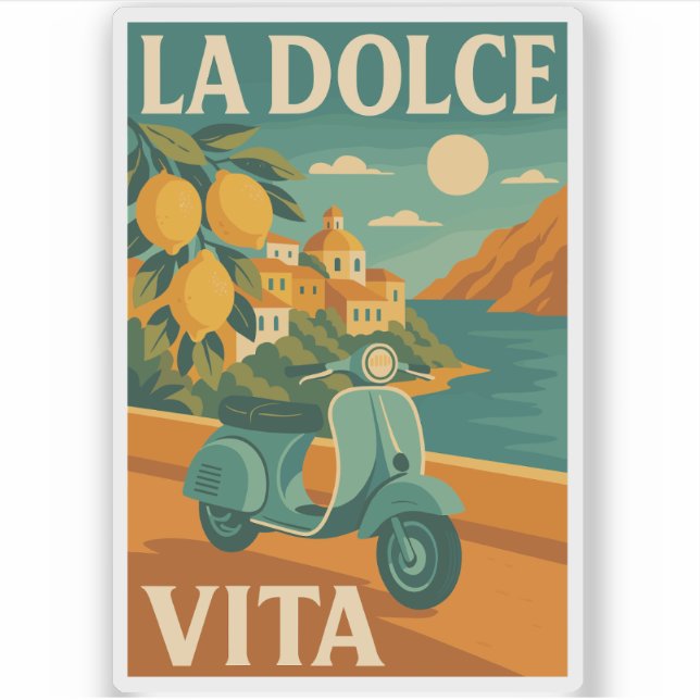 La Dolce Vita – Retro Italian Coast Travel (Front)