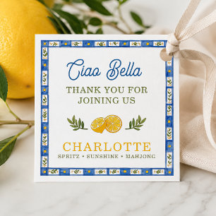 La Dolce Vita Spritz & Stacks Favour Tags