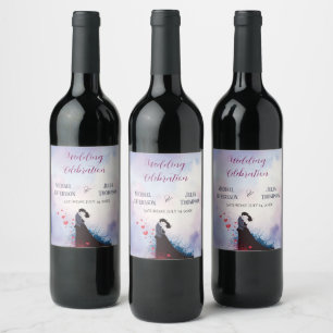 La Dolce Vita Wedding French Inspiration 1940s Wine Label
