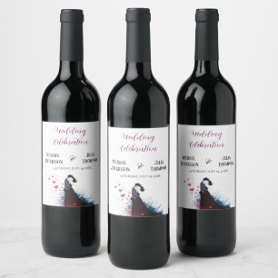 La Dolce Vita Wedding French Inspiration 1940s Wine Label