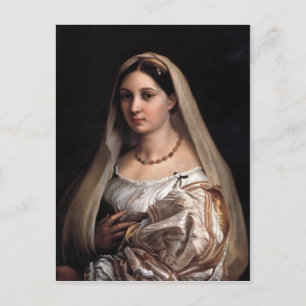 La Donna Velata postcard
