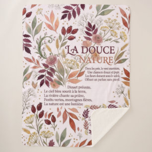 La Douce Nature Sherpa Blanket