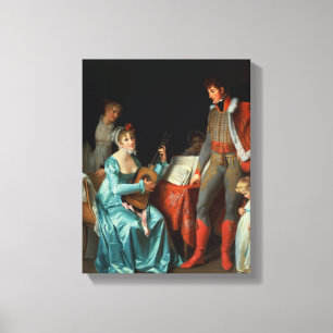 La Duchesse Abrantes et le General Junot Canvas Print