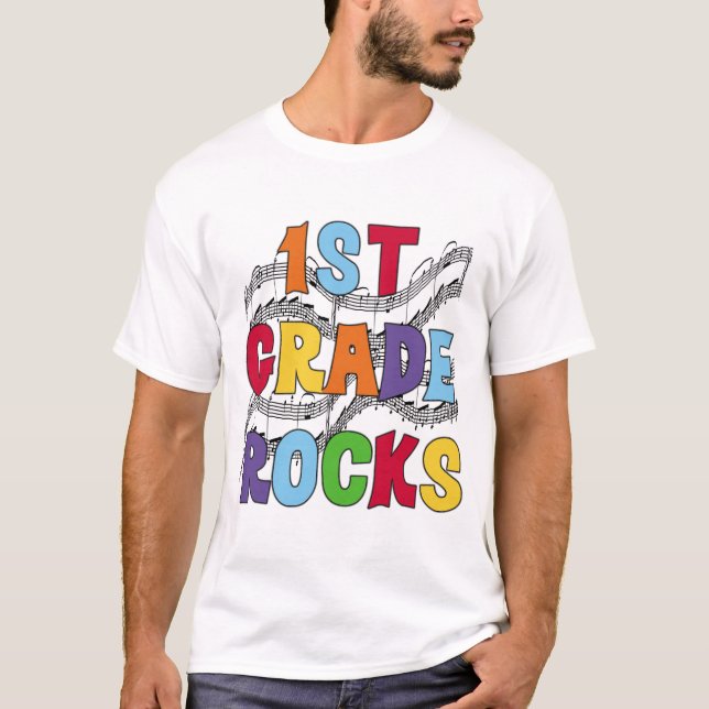 La ?ère catégorie multicolore bascule des T-shirts (Devant)