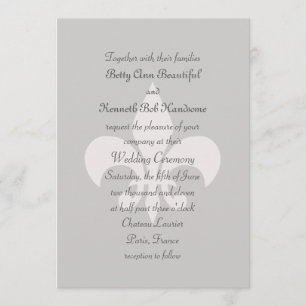 La Faire-part de mariage de la fleur de Lise en Sm