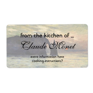 La Falaise, Etretat, Coucher de soleil de Claude M