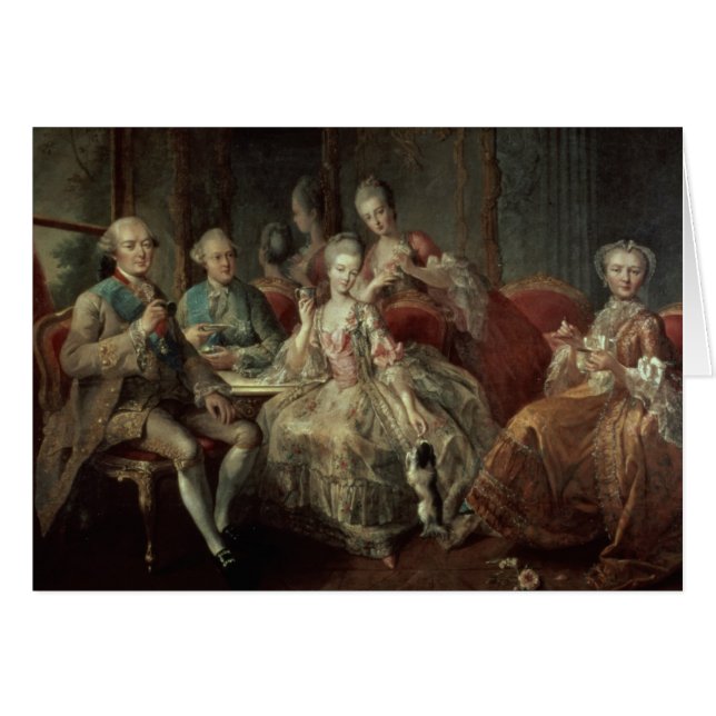 La famille de Penthievre ou la tasse de chocolat (Devant horizontal)