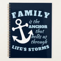 La famille est l'Ancre qui nous tient à travers la