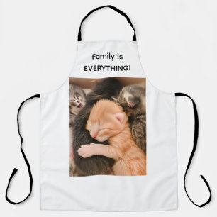 La famille est tout, tablier de chaton