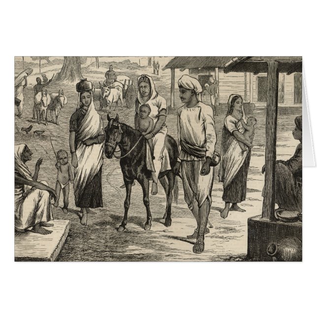 La famine indienne (Devant horizontal)