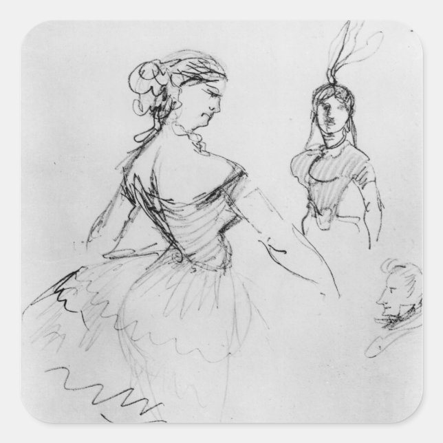 La Fanfarlo Square Sticker (Front)