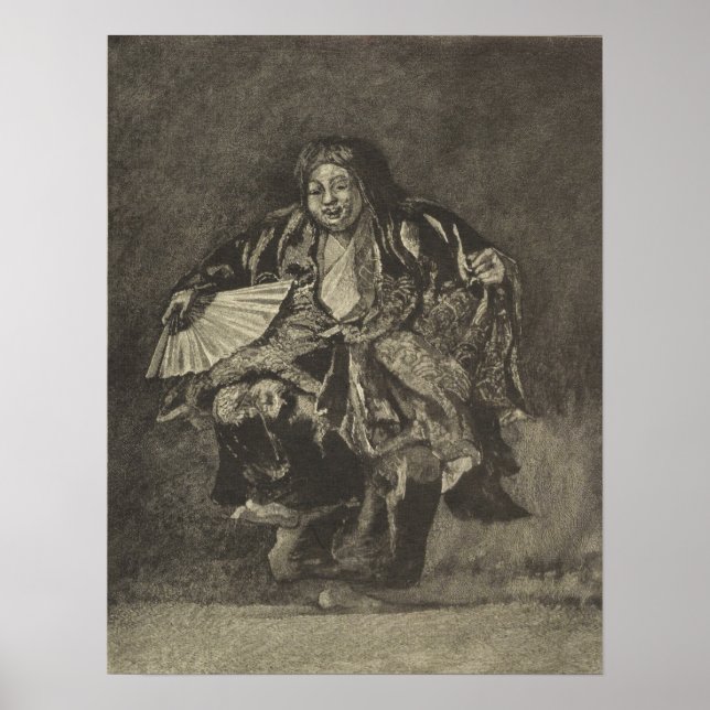 La Farge - Noh Dancer Poster (Front)
