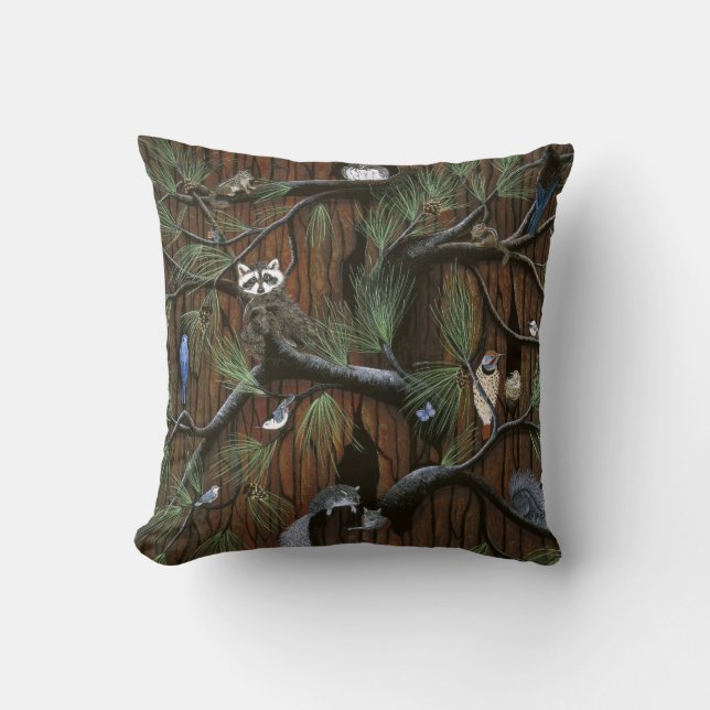 La faune coussin "Bark" (Recto)