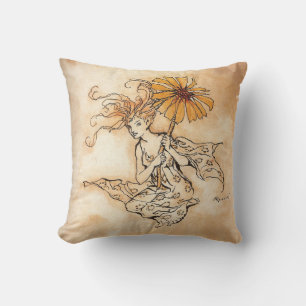 La fée de la marguerite - Coussin