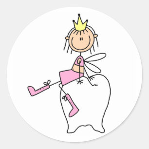 La Fée Des Dents Se Trouve Sur Un Sticker À Dents